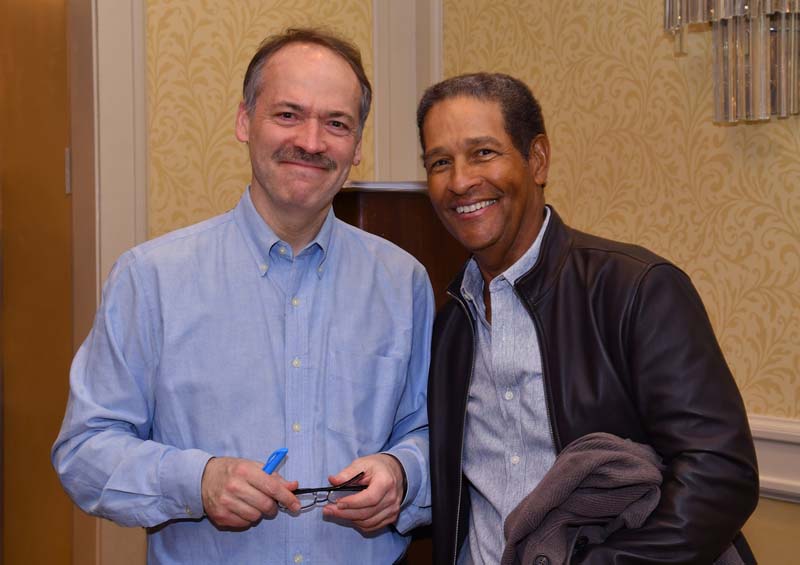 Will, with HBO's Bryant Gumbel